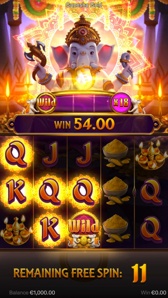 free spin - Ganesha Gold