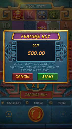 PG SLOT ขุมทรัพย์แห่งแอซเท็ค - การซื้อฟีเจอร์ฟรีสปิน